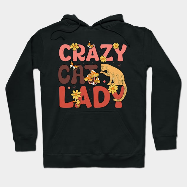 Crazy Cat lady Hoodie by sharukhdesign